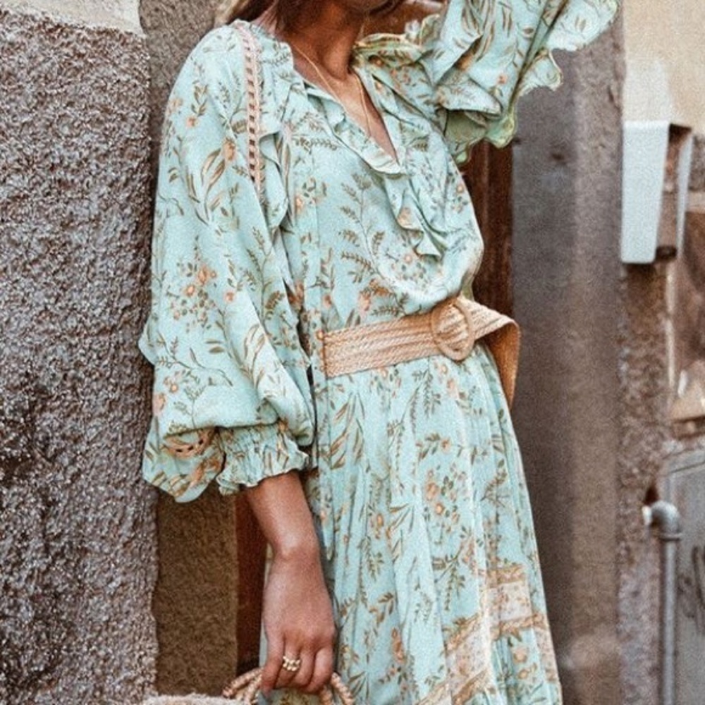 Spell & The Gypsy Maisie Blouse in Turquoise Sz S NWT - Picture 3 of 16